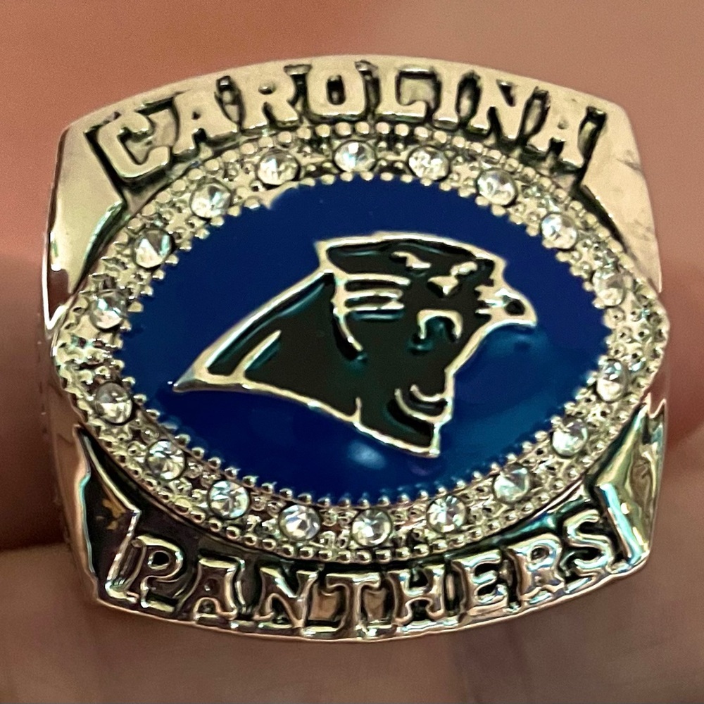 CAROLINA PANTHERS INSPIRED FAN RING